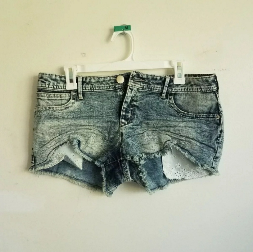 Denim shorts